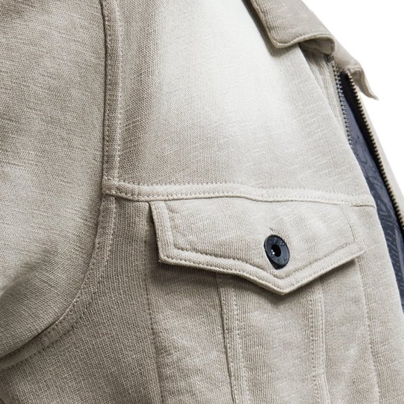 John Varvatos Star USA Coated Trucker Jacket - Chocolate